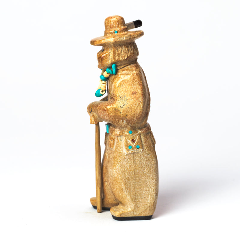 Freddie Leekya: Travertine, "Navajo Man"