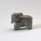 Enrike Leekya: Septarian, Elephant w/turquoise tusks