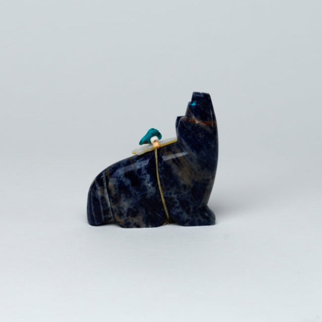 Kyle Mahooty (d): Sodalite Coyote with Bundle