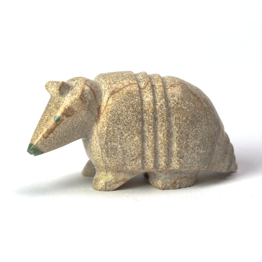 Enrike Leekya: Zuni Travertine, Armadillo