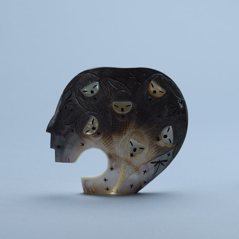 Kateri Q. Sanchez: Black Lip Shell, Mama Bear & Five Maidens