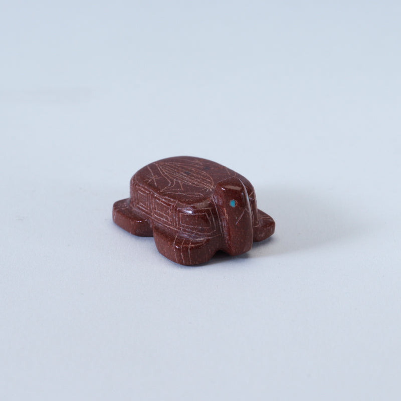 Patrick Wallace: Etched Pipestone, Turtle