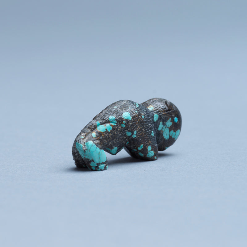 Vivella Cheama: Chinese Turquoise, Buffalo