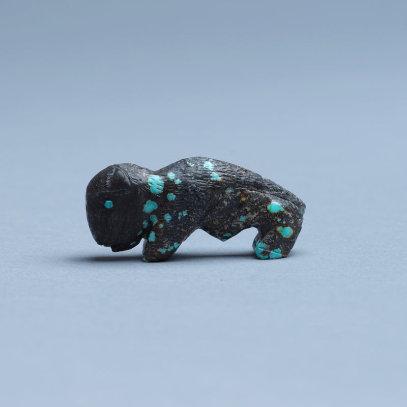 Vivella Cheama: Chinese Turquoise, Buffalo