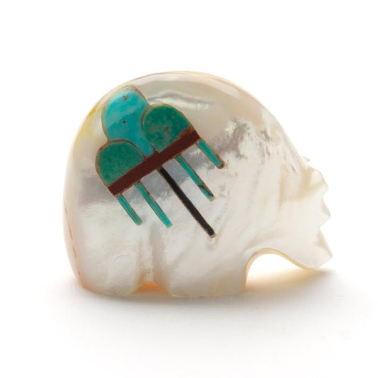 Emery Boone:  Mother of Pearl, Bear  With Rain Clouds