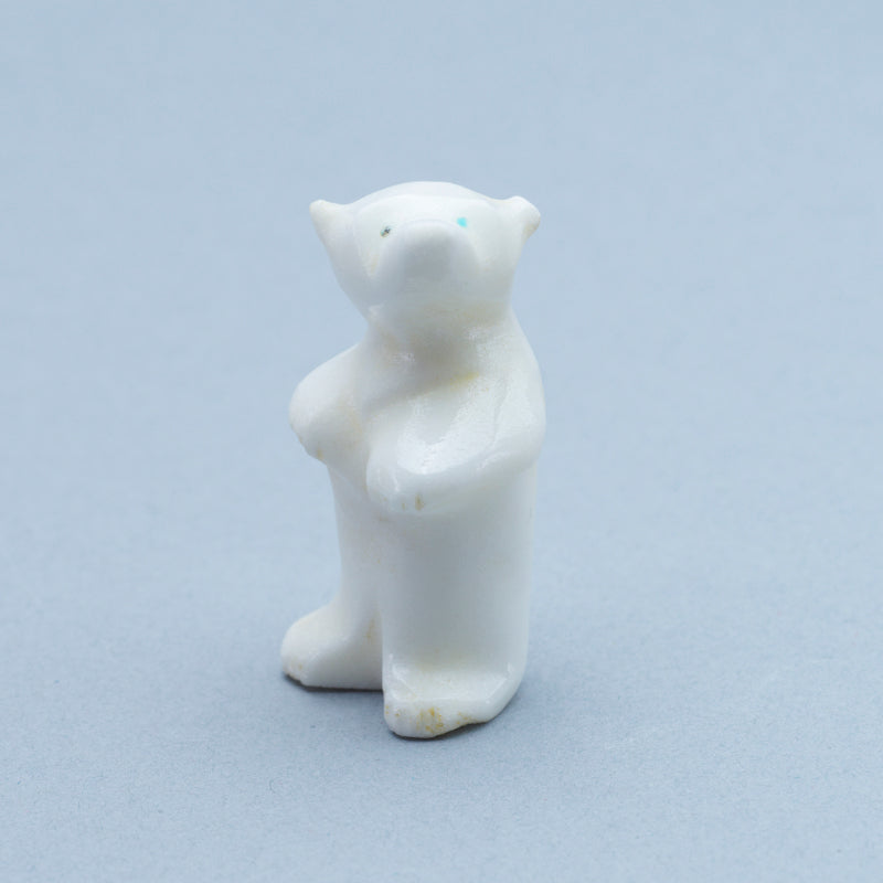 Calbert Bowannie: White Marble, Standing Bear