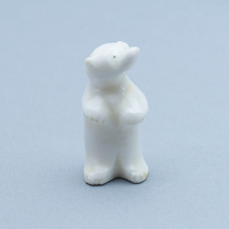 Calbert Bowannie: White Marble, Standing Bear