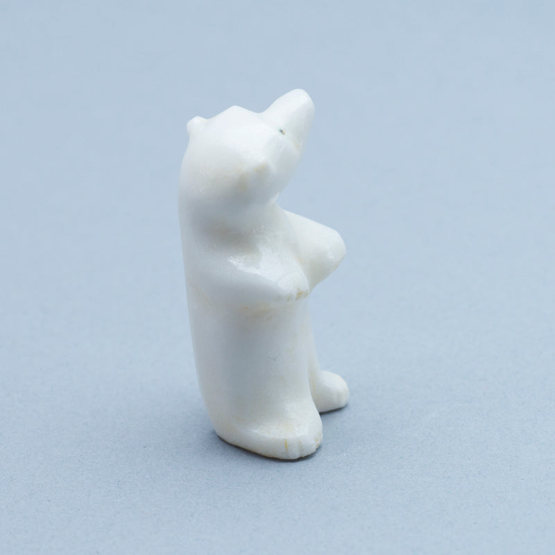 Calbert Bowannie: White Marble, Standing Bear