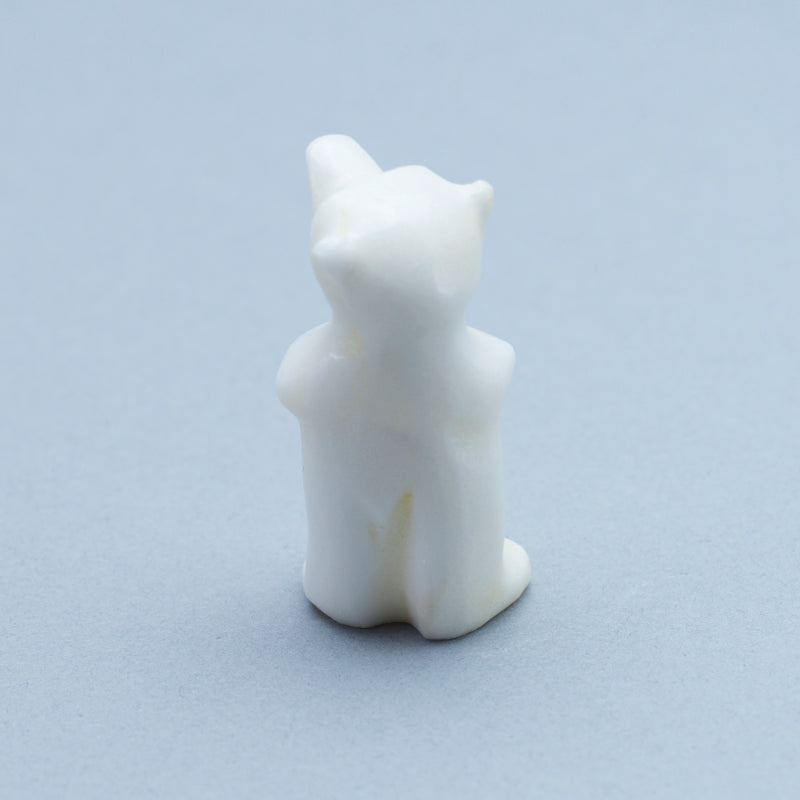 Calbert Bowannie: White Marble, Standing Bear