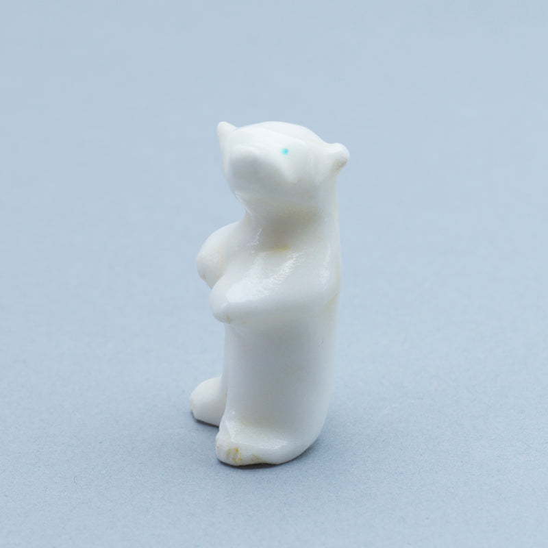 Calbert Bowannie: White Marble, Standing Bear
