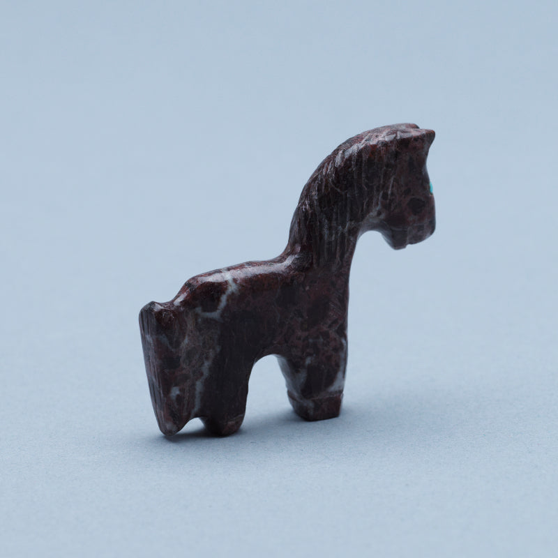 Alvin Calavaza: Vermillion Marble, Horse