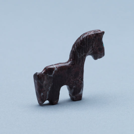 Alvin Calavaza: Vermillion Marble, Horse