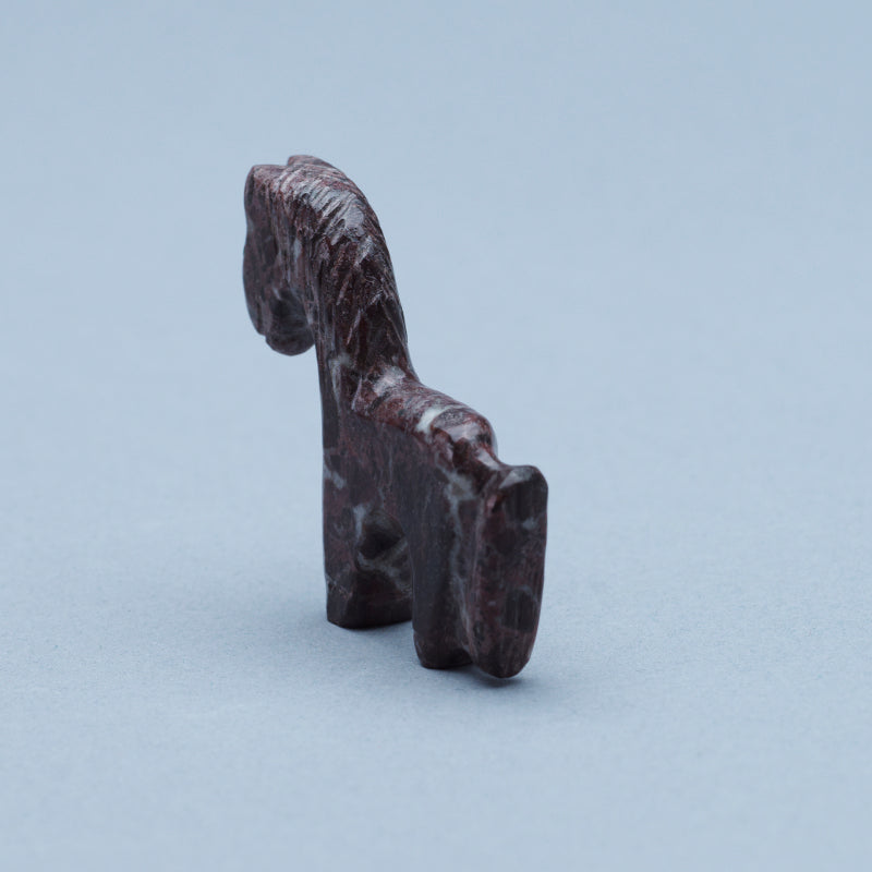 Alvin Calavaza: Vermillion Marble, Horse