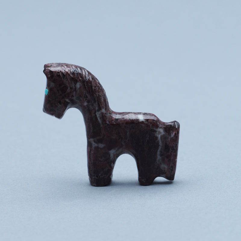 Alvin Calavaza: Vermillion Marble, Horse