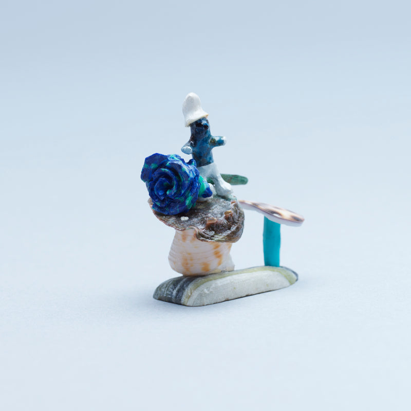 Ruben Najera: Shell, Smurf on a mushroom