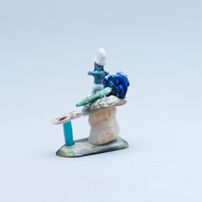 Ruben Najera: Shell, Smurf on a mushroom