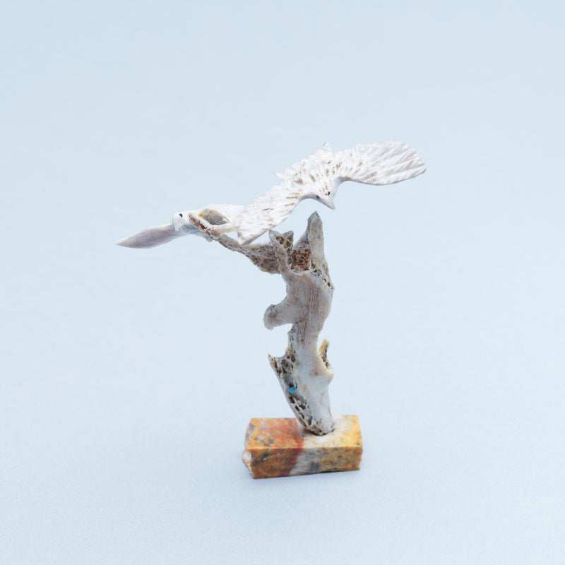 Ruben Najera: Antler, Two eagles gliding