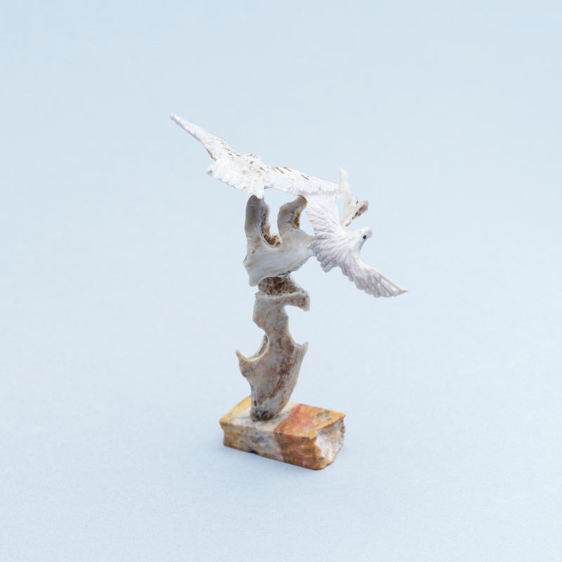 Ruben Najera: Antler, Two eagles gliding