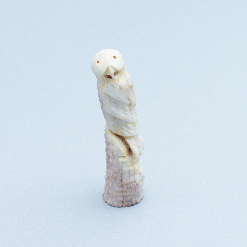 Ruben Najera: Antler, Owl on Stump