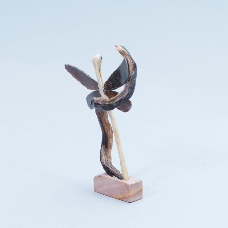 Ruben Najera: Antler/Abalone Shell, Dragonfly