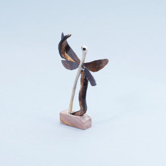 Ruben Najera: Antler/Abalone Shell, Dragonfly