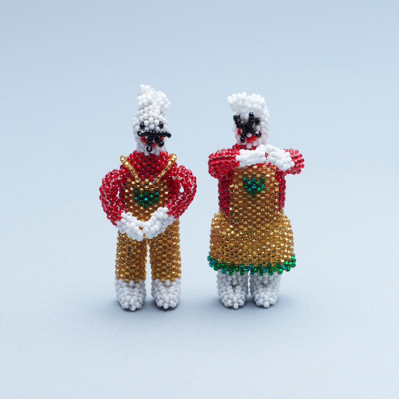 Todd Poncho: Beaded, Rabbit Set