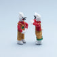 Todd Poncho: Beaded, Rabbit Set
