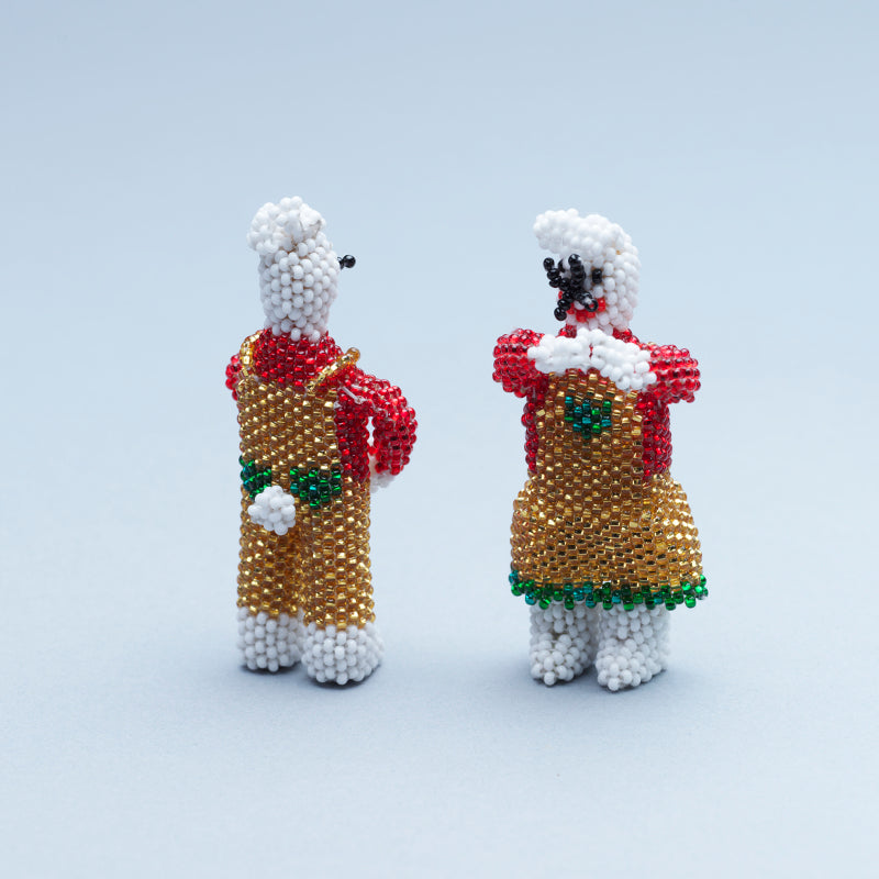 Todd Poncho: Beaded, Rabbit Set