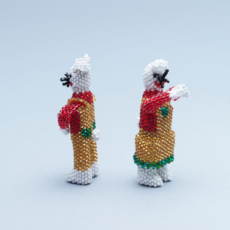 Todd Poncho: Beaded, Rabbit Set