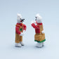 Todd Poncho: Beaded, Rabbit Set