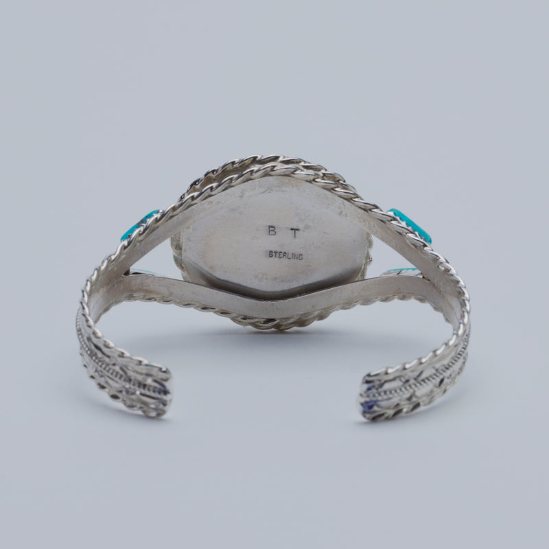 Bevis Tsadiasi: Silver Multi-inlay, Bracelet