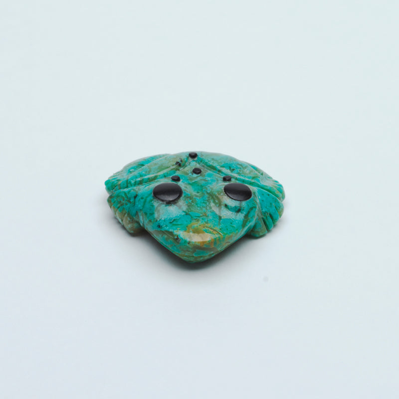 Georgette Quam: Cerrillos Turquoise, Frog