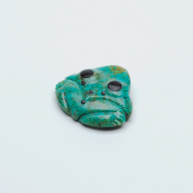 Georgette Quam: Cerrillos Turquoise, Frog