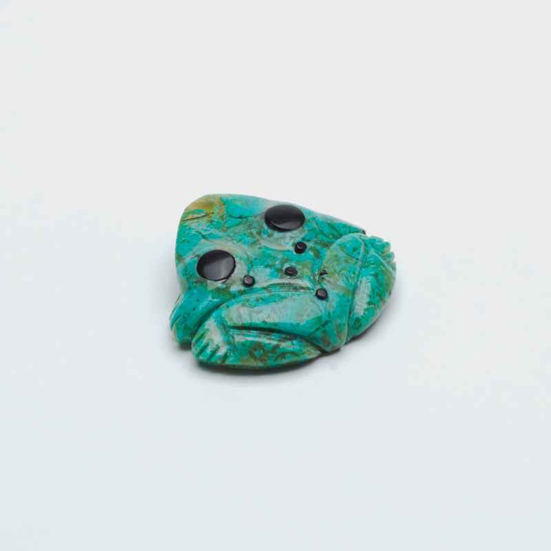 Georgette Quam: Cerrillos Turquoise, Frog