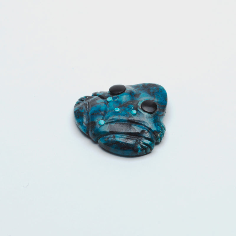 Georgette Quam: Morenci Turquoise, Frog