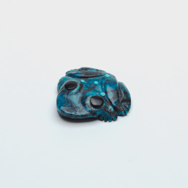 Georgette Quam: Morenci Turquoise, Frog