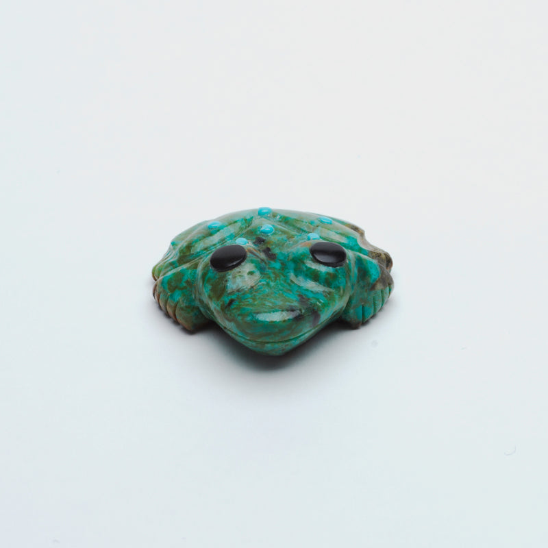 Georgette Quam: Cerrillos Turquoise, Frog