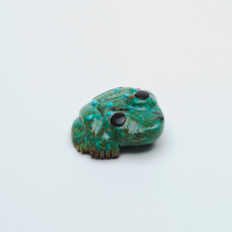 Georgette Quam: Cerrillos Turquoise, Frog