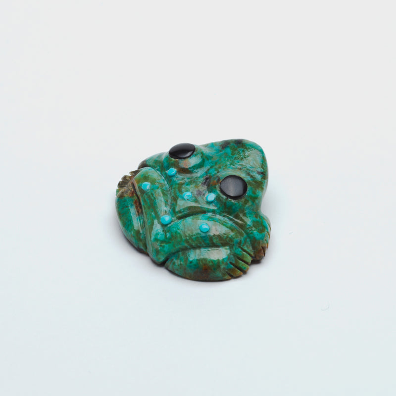 Georgette Quam: Cerrillos Turquoise, Frog