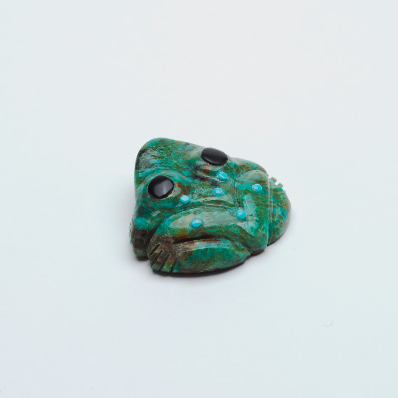 Georgette Quam: Cerrillos Turquoise, Frog