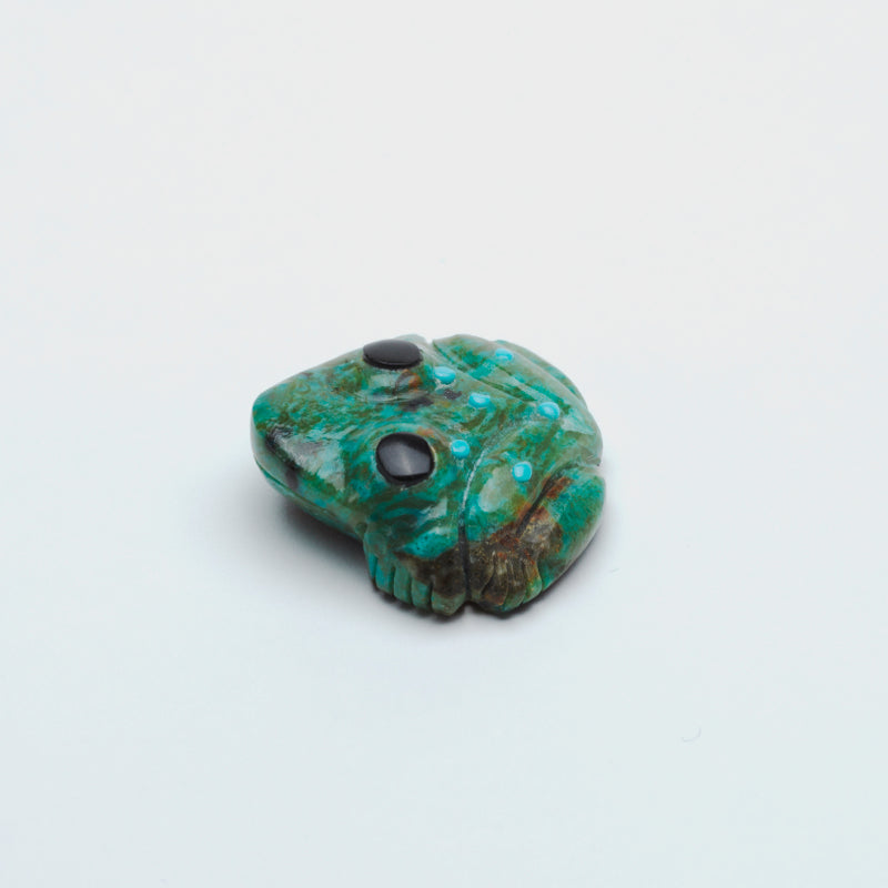 Georgette Quam: Cerrillos Turquoise, Frog