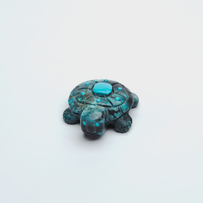 Georgette Quam: Morenci Turquoise, Turtle