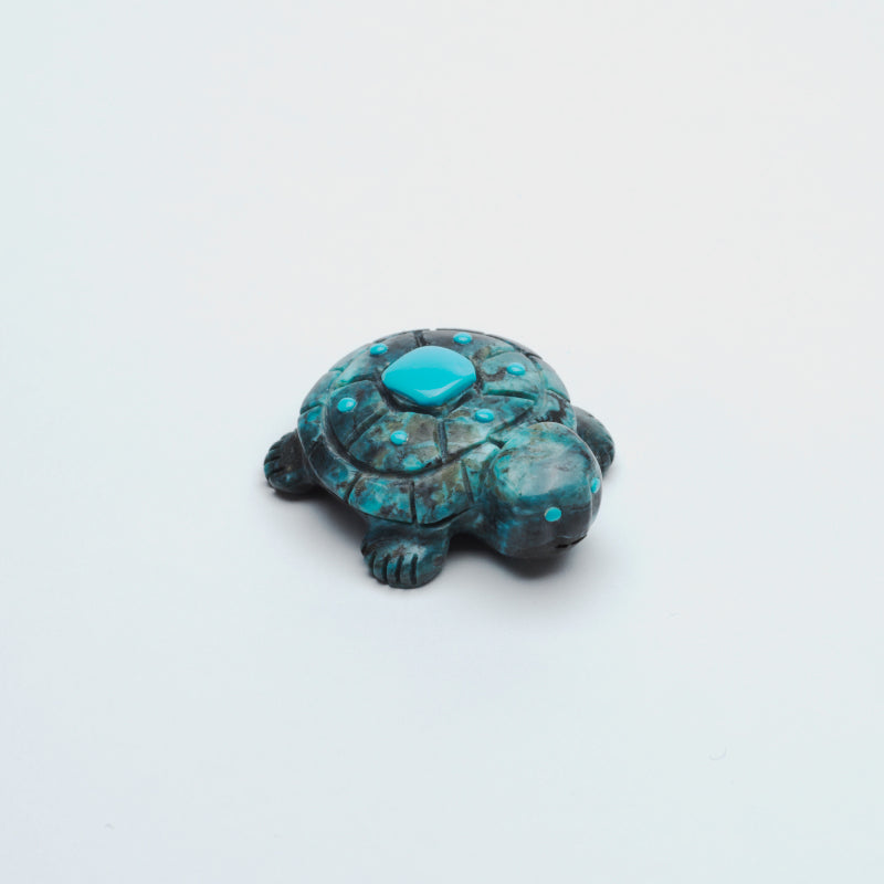 Georgette Quam: Morenci Turquoise, Turtle