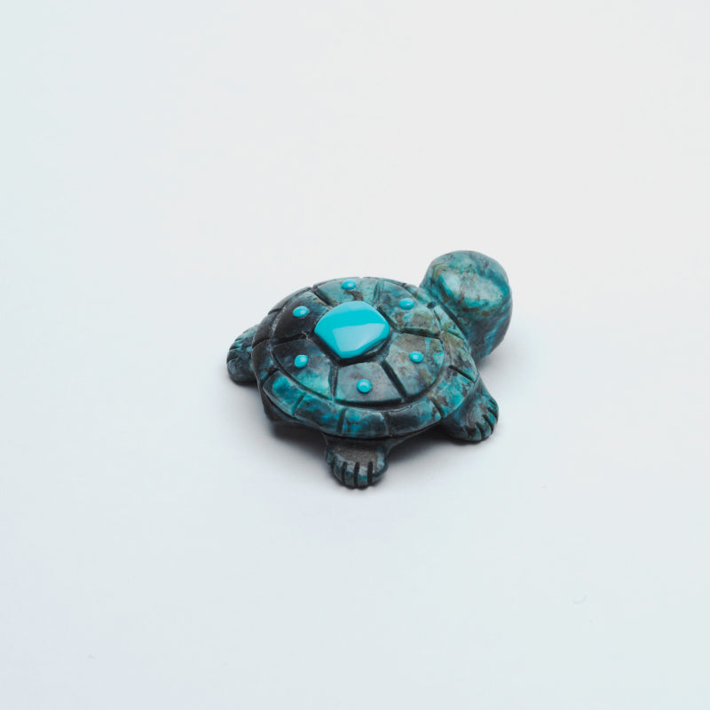Georgette Quam: Morenci Turquoise, Turtle