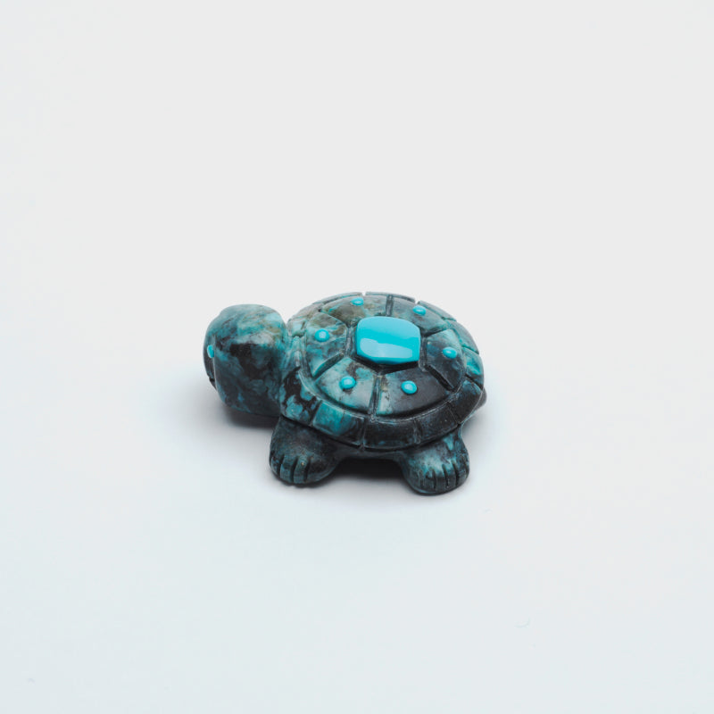 Georgette Quam: Morenci Turquoise, Turtle