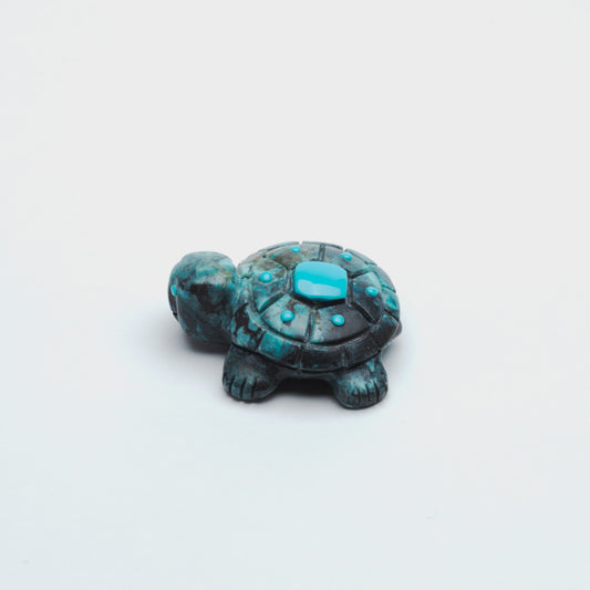 Georgette Quam: Morenci Turquoise, Turtle