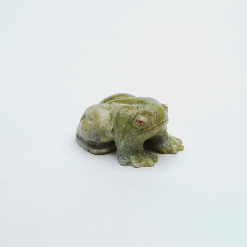 Brion Hattie: Green Serpentine Frog