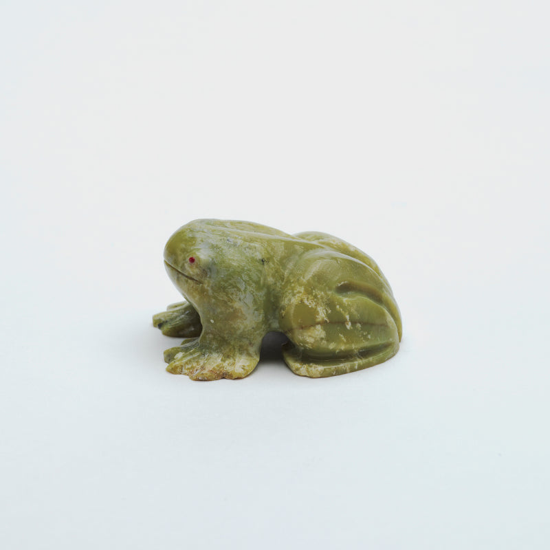 Brion Hattie: Green Serpentine Frog