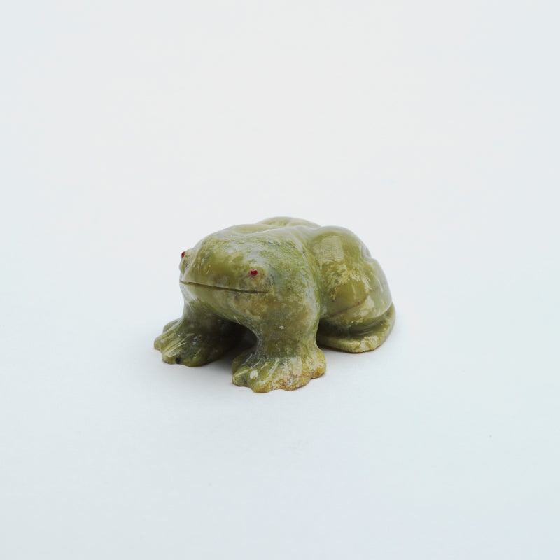 Brion Hattie: Green Serpentine Frog