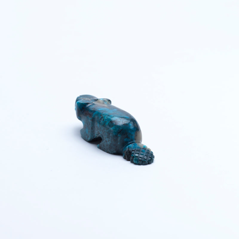 Reynold Lunasee: Kingman Turquoise, Beaver